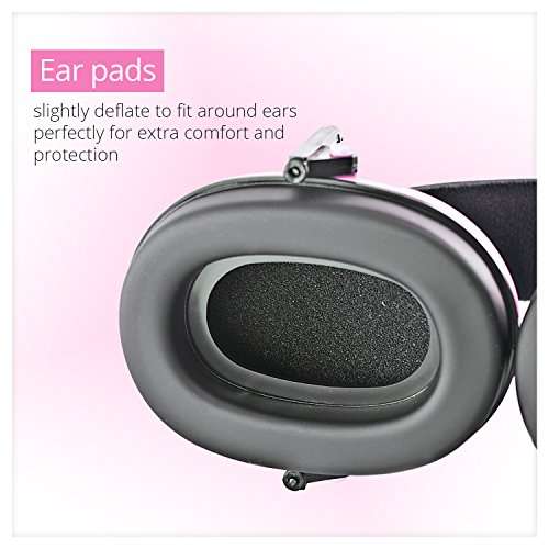 My Happy Tot Noise Cancelling Headphones for Kids, Adjustable Baby Ear Protection Earmuffs with Ergonomic Design, Pink 3