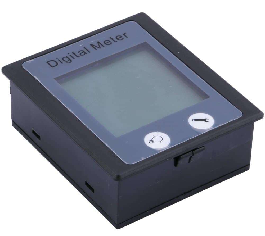 Yeeco AC Digital Meter with CT, Multifunciton Voltage Current Meter AC 80-260V 10A Digital Voltmeter Ammeter LCD Digital Display Multifunciton Volts Current Power Energy Meter Multimeter Gauge Monitor 2