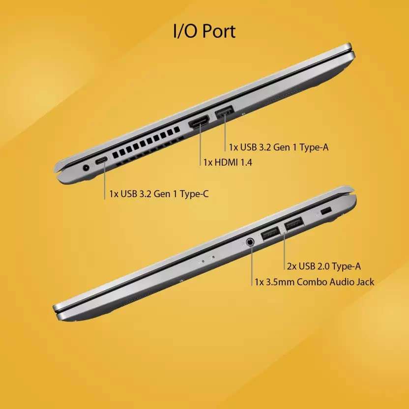 ASUS VivoBook 15 (2022) Core i3 10th Gen - (8 GB/512 GB SSD/Windows 11 Home) X515JA-BQ322WS Thin and Light Laptop (15.6 inch, Transparent Silver, 1.80 kg, with MS Office) 5