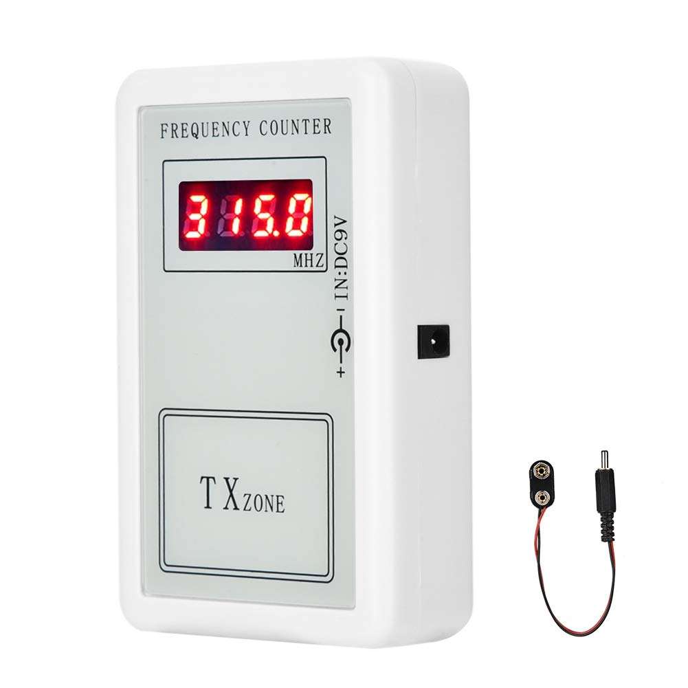 Remote Control Frequency Tester, Handheld Digital Frequency Meter Counter Remote Control Tester Tools Remote Frequency Tester for Electric Lock Garage Door Access Control 1