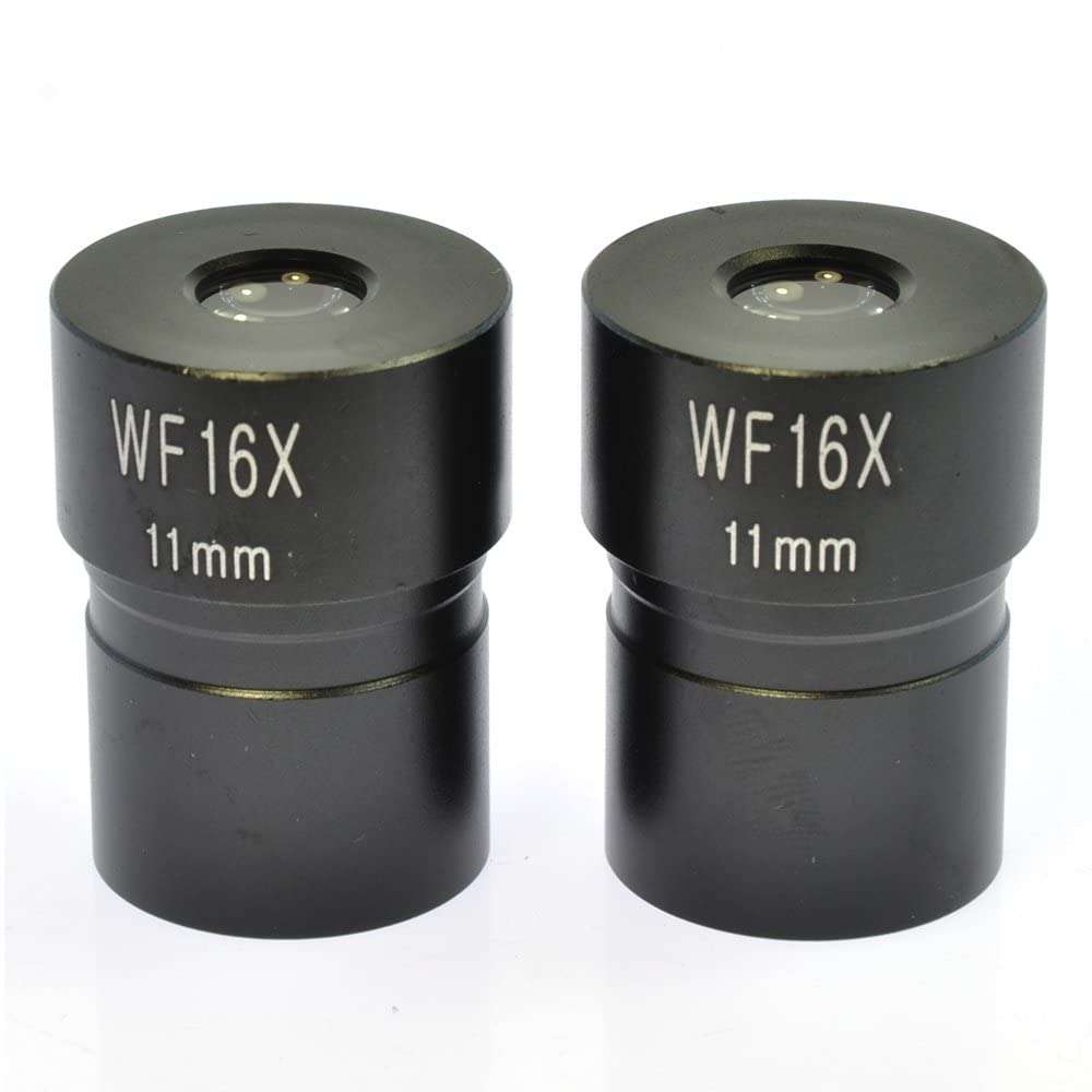 Ubersweet® WF16X/11mm Ramsden Eyepiece Optical Lens for Biological Microscope 23.2mm 1PCS 3