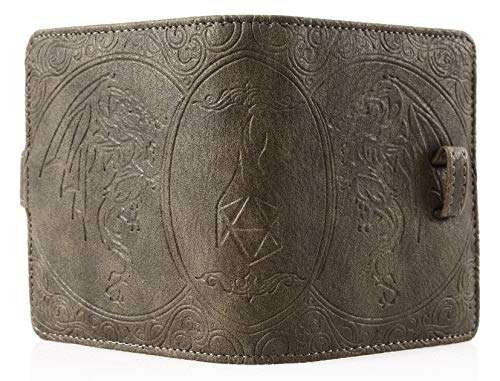 Forged Dice Co. Spellbook of Incantations (Dragon Edition) Spellbook Card Holder & Deck of Dry Erase Cards with Velvet Storage Bag - Storage for D&D Spell Book Monster Magic Item Cards 4