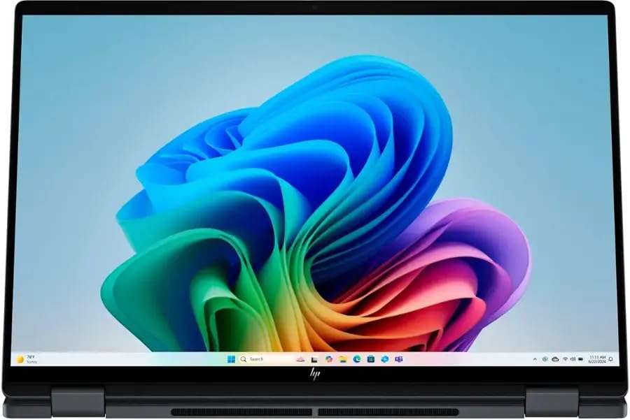 HP OmniBook X Flip 2-in-1 Laptop 16" 120Hz 2.8K Touchscreen Intel 8-Core Ultra 7 256V Intel Arc Graphics 140V 16GB LPDDR5 512GB SSD Thunderbolt 4 Wi-Fi 7 Backlit Keyboard 5MP + IR Camera Win11 Home 3