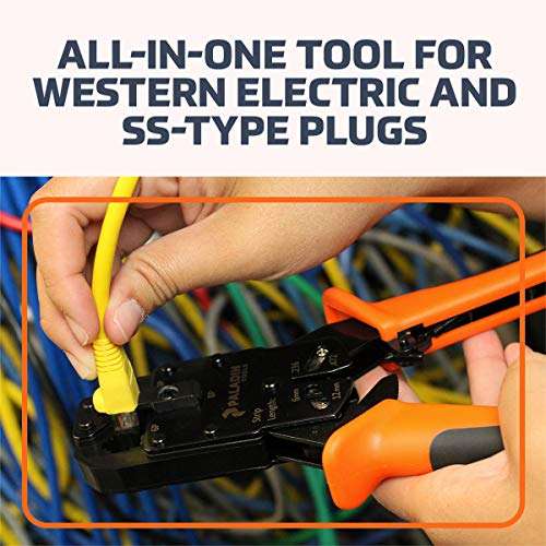 Paladin Tools PA1530R PRO MOD Data & Phone Crimper | POE Ethernet RJ11 RJ45 RJ22 Professional Crimper | CAT5 CAT5E CAT6 5