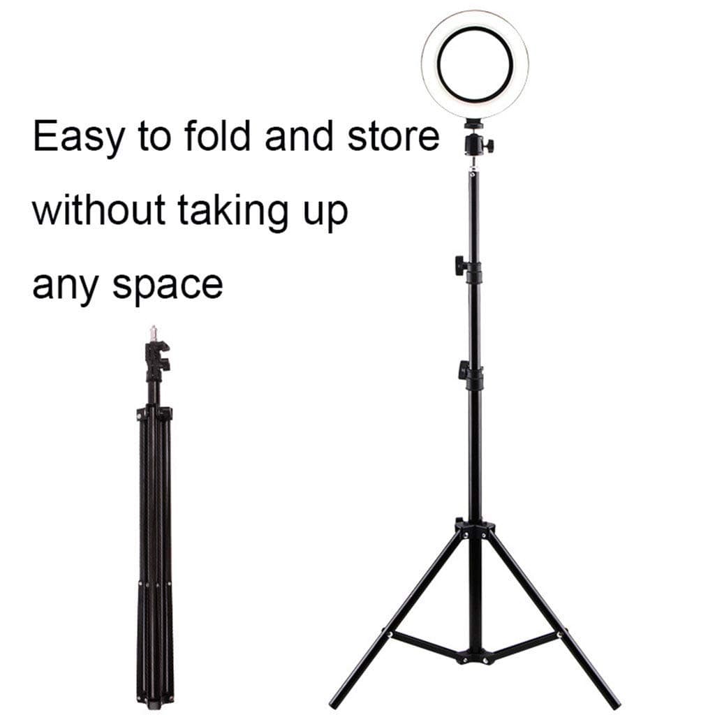 YLLN Ring Light 26cm/ 10in LED Ring Light with Stand and Phone Holder for YouTube Video/Photography Compatible and Makeup 4