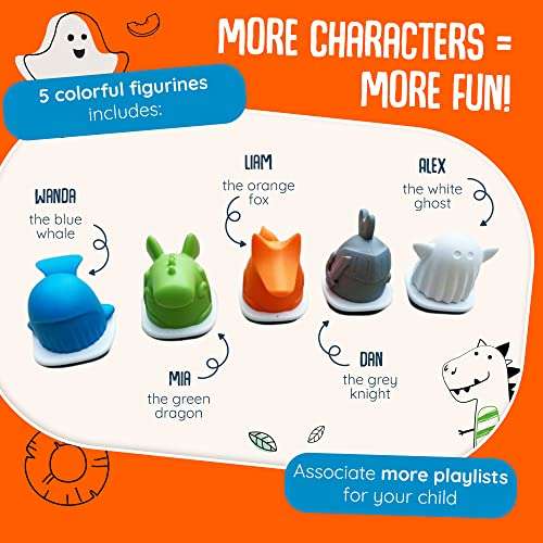 Jooki Programmable Figurines for Music Player – Screen-Free Imagination Building Toddler Entertainment (Set of 5 Figurines) 4