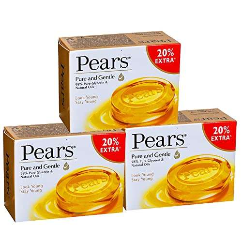 Pears Pure and Gentle Soap Ritika with Natural Oils, 125g (Pack of 3) 1