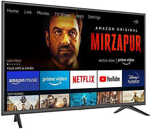 Onida 108 cm (43 inches) Full HD Smart IPS LED Fire TV 43FIF (Black) (2020 Model) | Voice Remote with Alexa 3