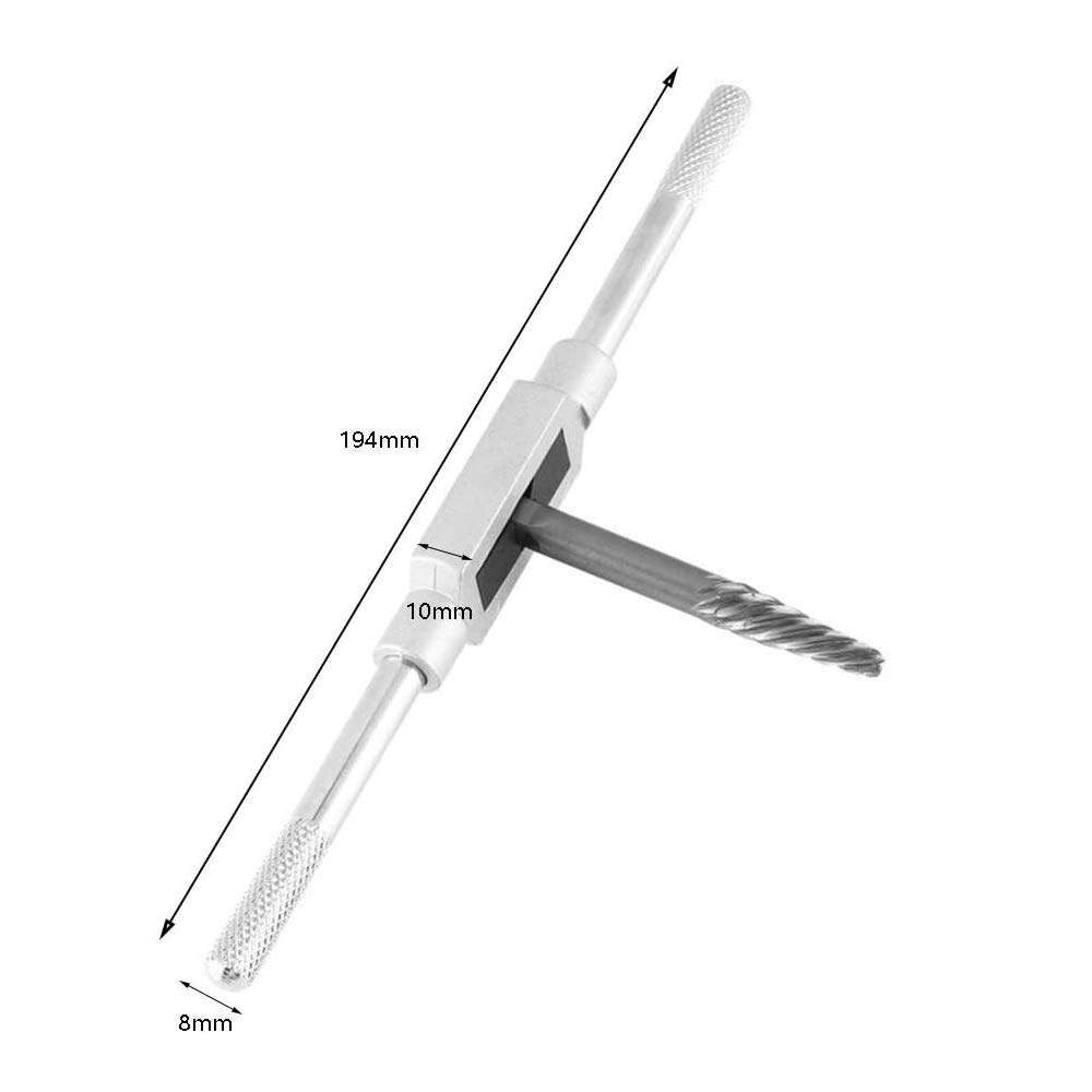 Lockwish 11 PCS Screw Extractor Tool Kit Set, Remove Broken Bolt Fastener,Use by Manually or with a Hammer or Electric Drill 3