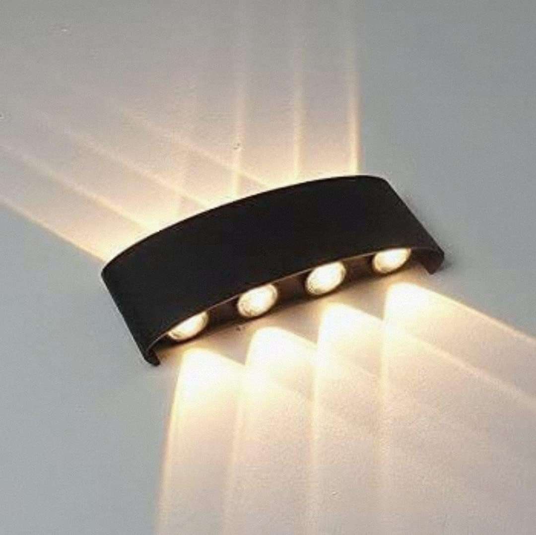 blissbells 8 Way LED Wall Light | Modern Decorative Up Down Wall Lamp with Warm White Light | Designer Wall Sconce for Living Room, Bedroom, Staircase & Hallway 3