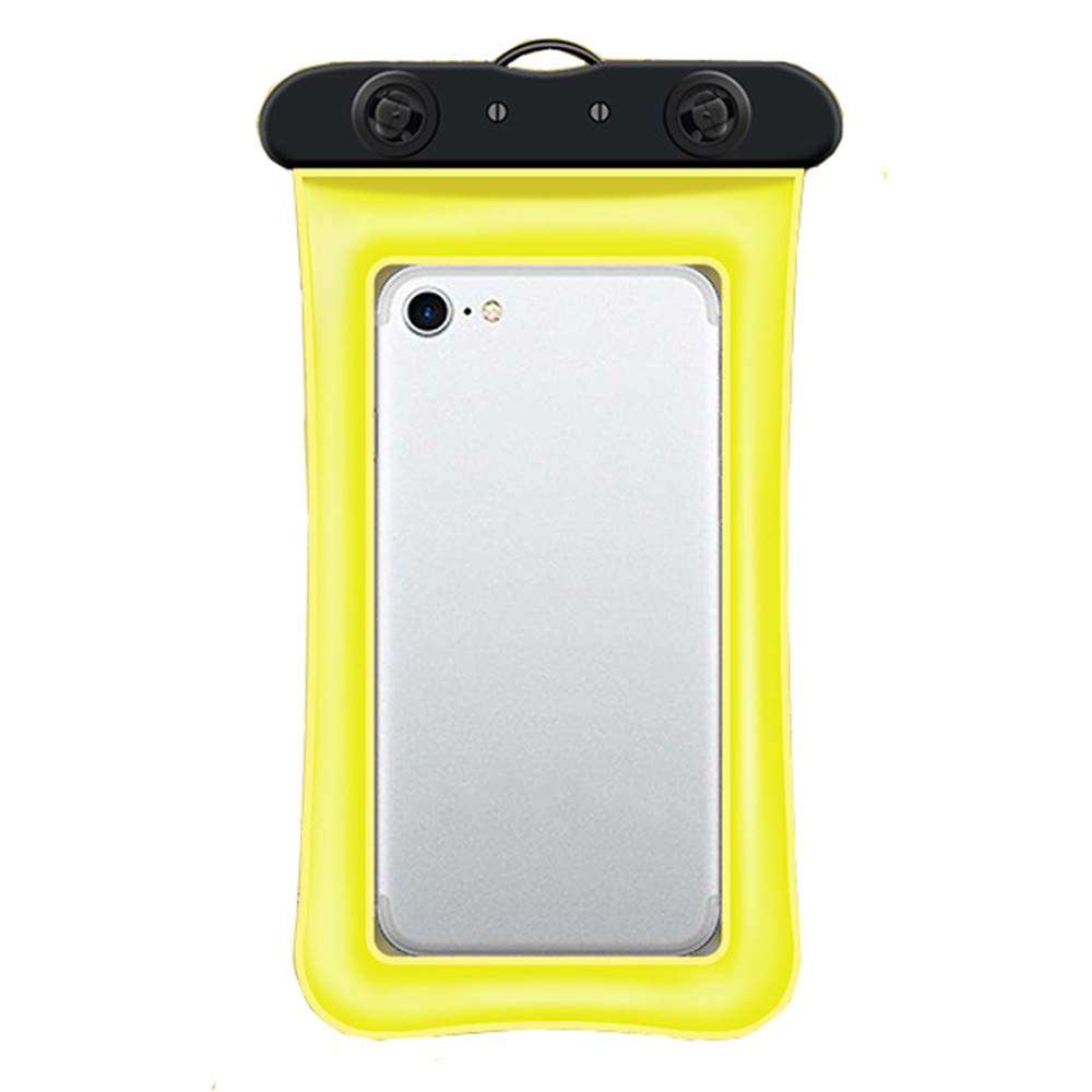 SANHOOII Waterproof Float Hand Strap and Floating Cell Phone Waterproof Case Dry Bag Phone Pouch for Small Waterproof Camera 250g Small Waterproof Camera/Cell Phone/Key Yellow 5
