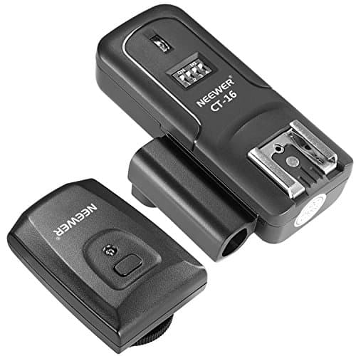 Neewer 16 Channels Wireless Radio Flash Speedlite Studio Trigger Set, Including (1) Transmitter and (4) Receivers, Fit for Canon Nikon Pentax Olympus Panasonic DSLR Cameras (CT-16) 5