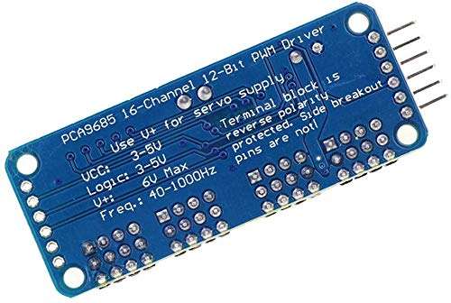 REES52 3pcs 16 Channel PWM Servo Motor Driver PCA9685 IIC Module 12-Bit for Arduino Robot or Raspberry pi 6