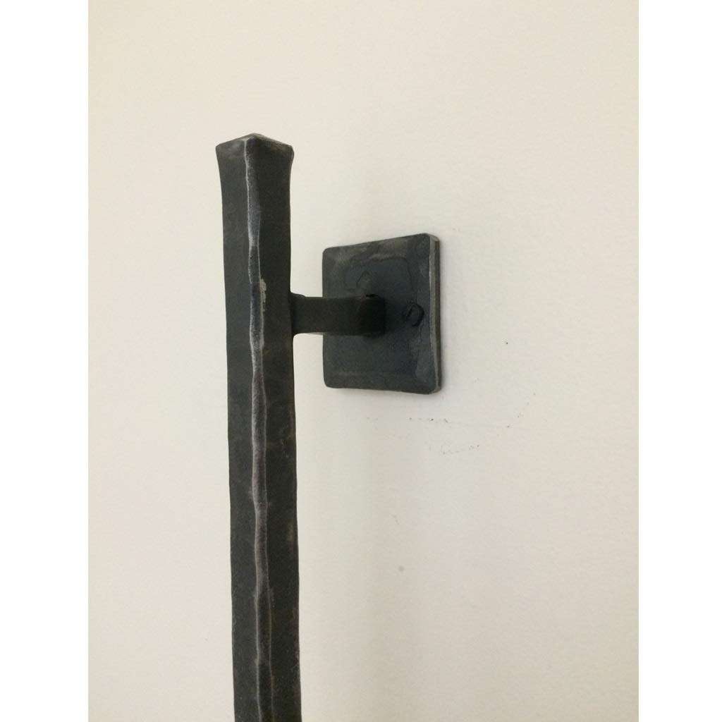 RTY-BY Barn Door Handle, Sliding Door Handles Pull Push Button Set - Door Knob Hardware for Barn Doors, Closet Doors, Garden Sheds, Interior Exterior, Black (Size : 32cm) 4