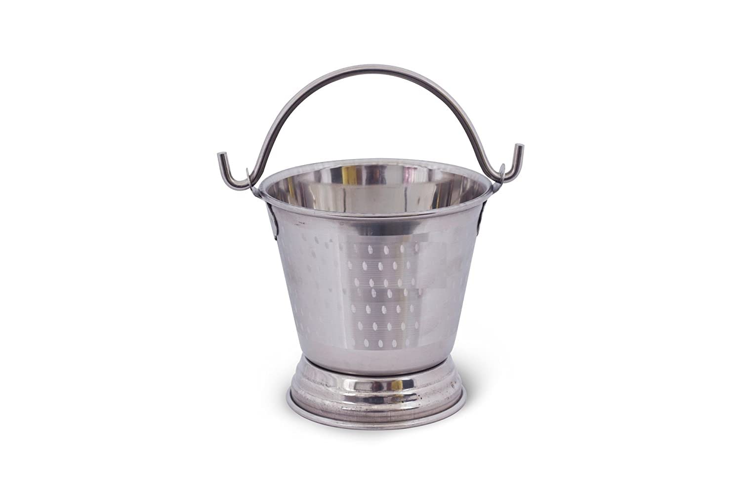 M Tech Home Purpose Stainless Steel Mini Sambar Bucket for Serving Liquid Items Like Daal, Rasamc etc., Sweet and Other Dishes BPA Free - 450 ML