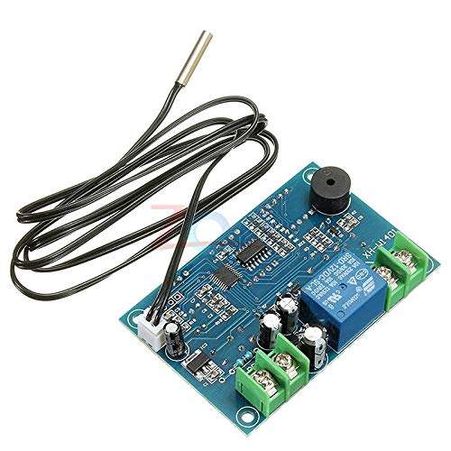 W1401 DC12V LED Digital Display Thermostat Intelligent Temperature Controller Thermometer Control with NTC Sensor DC 12V Module 3