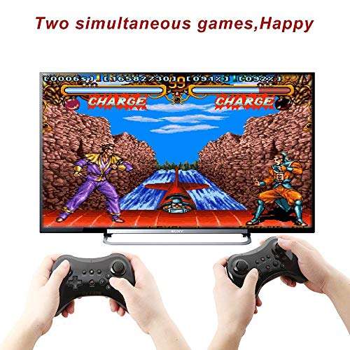 CuleedTec Black Classic Wireless Pro Controller Game Controller Gamepad Joypad Remote for Wii U 6