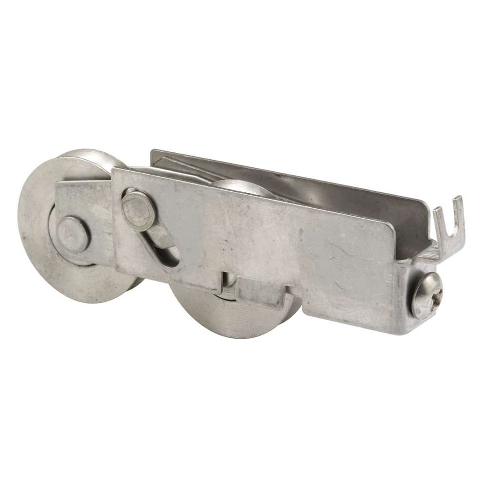 Prime-Line D 1928 1-1/2 In. Stainless Steel Tandem Roller Assembly, C-Tab (Single Pack) 1