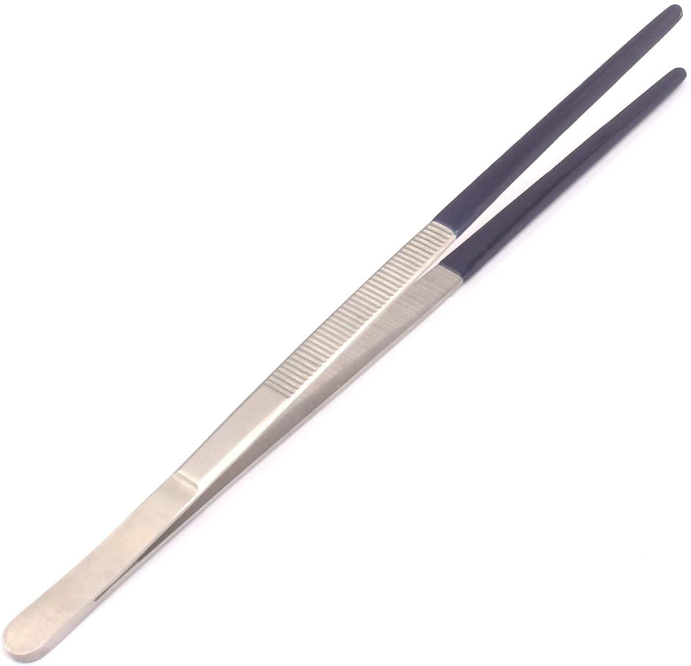 Luxuro Steam Tweezers 12 Inches Long with PVC Coated Tips - Steam Cleaning Aids 1