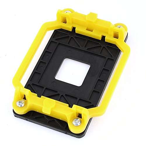STORE99® Black Yellow AMD CPU Fan Stand Bracket Base Socket for AM2 AM3 1