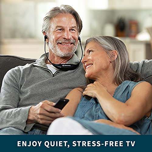 QuietTV Wireless Headphones for TV from MDHearing, Comfortable TV Headset, Plug & Play, Rechargeable, Perfect for Seniors, Assists Hearing, Includes Charging Base and Single Headphone Set 4