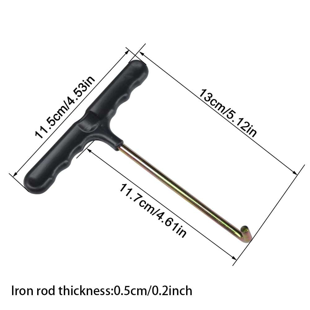 4pcs Shoe Lace Tightner, Stainless Steel Hockey Skate Lace Tightener Shoe Lace Puller Ice Roller Skate Tool for Ice-Skates Figure-Skates Trampoline Accessories Spring Pull(4pcs/set)(size:4pcs/set) 3