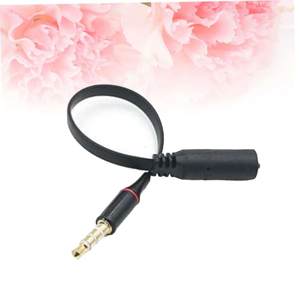 Vaguelly Durable Extension Cable for Headphones Stereo Male to Female Adapter Compatible with Android iOS Devices Low Transmission Loss for Sound Black 3