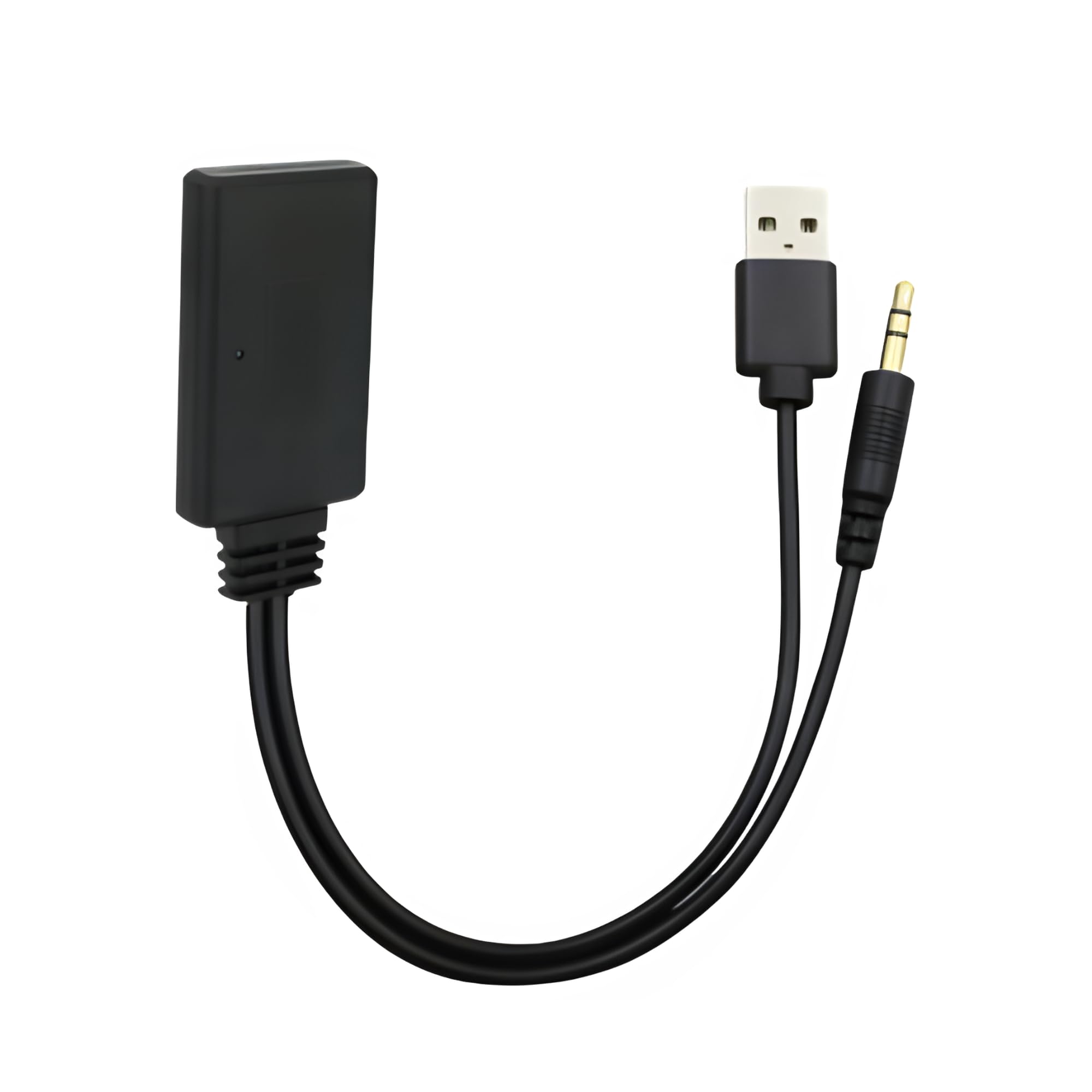 THE PERFECT PART Bluetooth Transmitter - Bluetooth AUX Adapter for Car, USB Bluetooth Adapter for Car Stereo with 3.5mm Jack, Plug & Play AUX Bluetooth Adapter Compatible with TV & Cars Stereo System 1