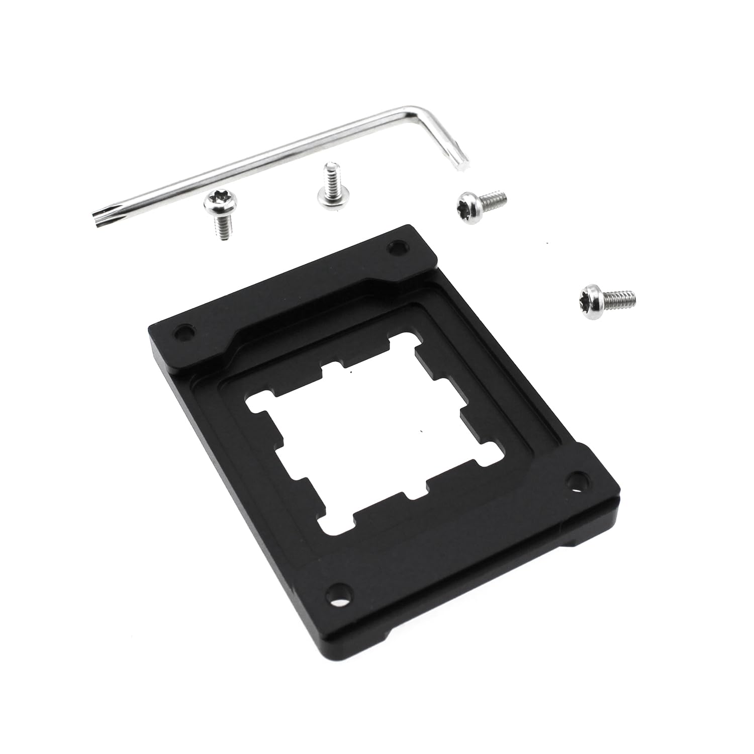 BLLNDX 1 Set CPU Cooler Mounting Buckle AM5 Anti Bend Contact Frame Motherboard Slot Security Fixing Frame Corrective Anti Bend Fixing Frame CPU Cooler Standard Black 5