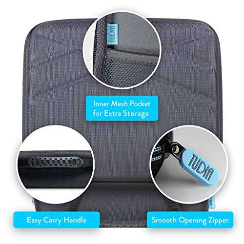 TUDIA EVA Empty Portable Hard Storage Carrying Travel Case For Mini Projector and Accessories Compatible with TMY, Aurzen, NICPOW, HAPPRUN, CiBest, HOMPOW, ELEPHAS, NISOO, PANSEBA, VOPLLS and NICPOW 4