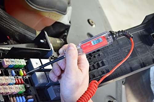 Astro 7764 Digital LCD Wide Range Circuit Tester 3-48V,Black 2