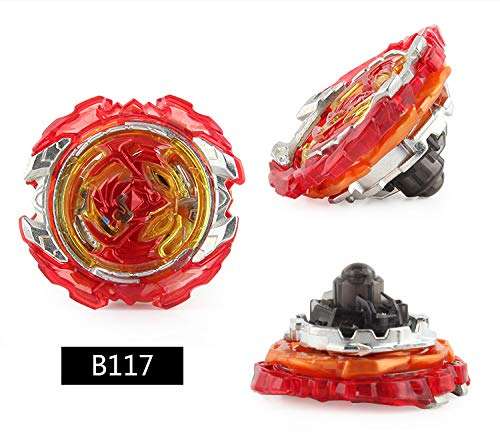 Burst God Bey Battling high Performance Tops Avatar Attack Evolution Set of Fighter 4D Launcher and Grip Stadium Upgraded 4 in 1 Red Edition 5