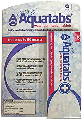 Aquatabs 90-Count 3 Water Purification Tablets (Pack of 30) 3