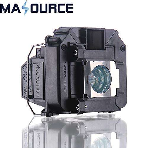 V13H010L60/ELP LP60 Premuim Quality Replaceable Lamp, with Generic Housing for EPSON Projector PowerLite 420 425W 905 92 93 95 96W BrightLink 425Wi 430i 435Wi by Masource 2