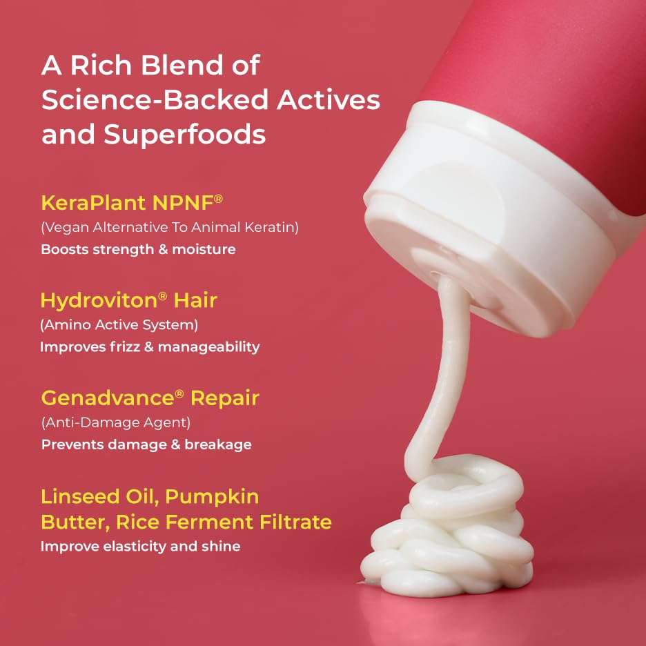 Arata Super Conditioner For Frizzy Hair | Increases Hydration by 97%,Softness by 90% | With Keratin & Rice Water for Smooth, Shiny Hair | Hair Conditioner for Women & Men | For All Hair Types | 50ML 5