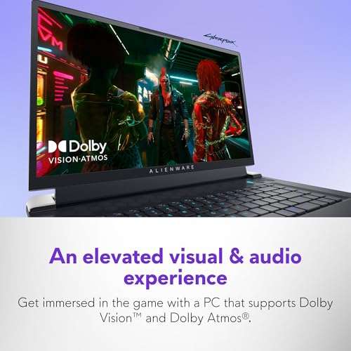 Alienware X17 R2 VR Ready Gaming Laptop - 17.3-inch FHD 360Hz 1ms Display, Core i7-12700H, 16GB RAM, 1TB SSD, NVIDIA GeForce RTX 3070Ti 8GB GDDR6, Bluetooth, Wi-Fi 6, USB-C, Windows 11 Home - White 2