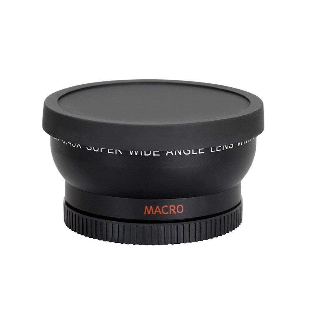 ADIGA 58MM Wide Angle 0.45x Converter Lens with Macro Close-Up Attachment for Rebel T6s,T6i,SL1,T5,T5i,T4i,T3,T3i,T1i,T2i,XSI,XS,XTI,XT,70D,60D,60Da,7D,5D,1D 1