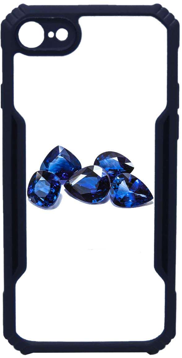 PHONEHEAVEN Crystal Defense Series Mobile Phone Case for iPhone 7 & 8 (Protective & Crystal Clear) - Sapphire 6