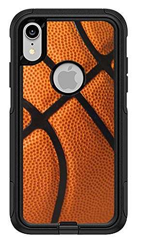 Teleskins Protective Designer Vinyl Skin Decals/Stickers Compatible with Otterbox Commuter iPhone Xr Case - Basketball and Basketball Never Stops Design Pattern [Pack of 2 Skins] - Only Skins 4
