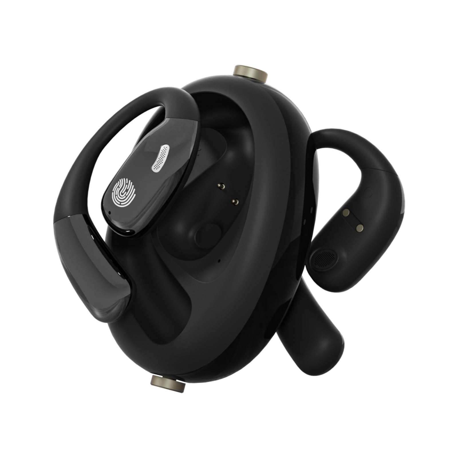 Language Translator Earbuds, 114 Languages Support, Two-Way Real-Time Translation, Bluetooth Wireless Headphones, Open Ear Design (Black) 1