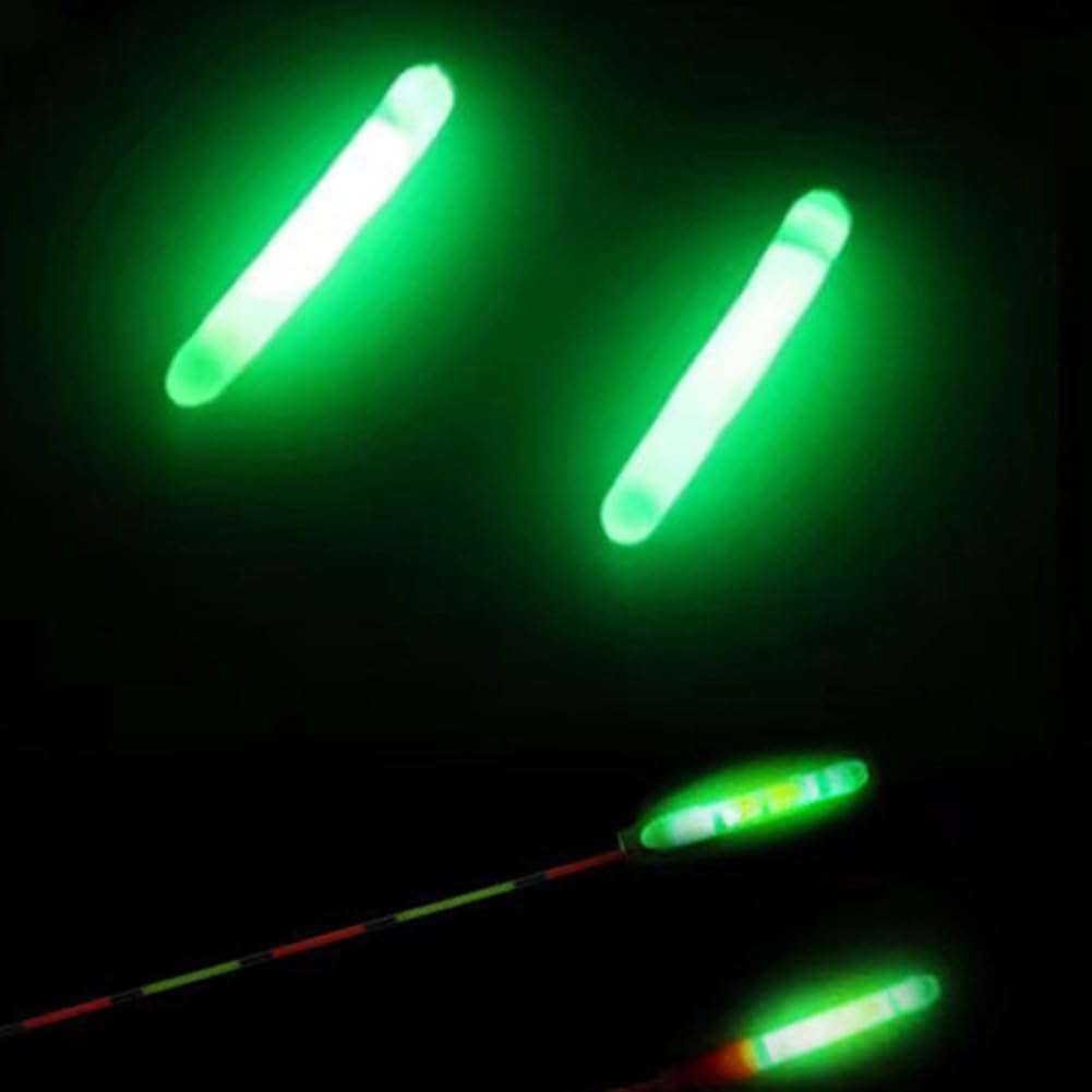 Fishing Glow Sticks, 20Pcs Rod Tip Glow Sticks, Fishing Rod Floats Glow Sticks, Fishing Rod Night Fishing, Fishing Float Accessories 3