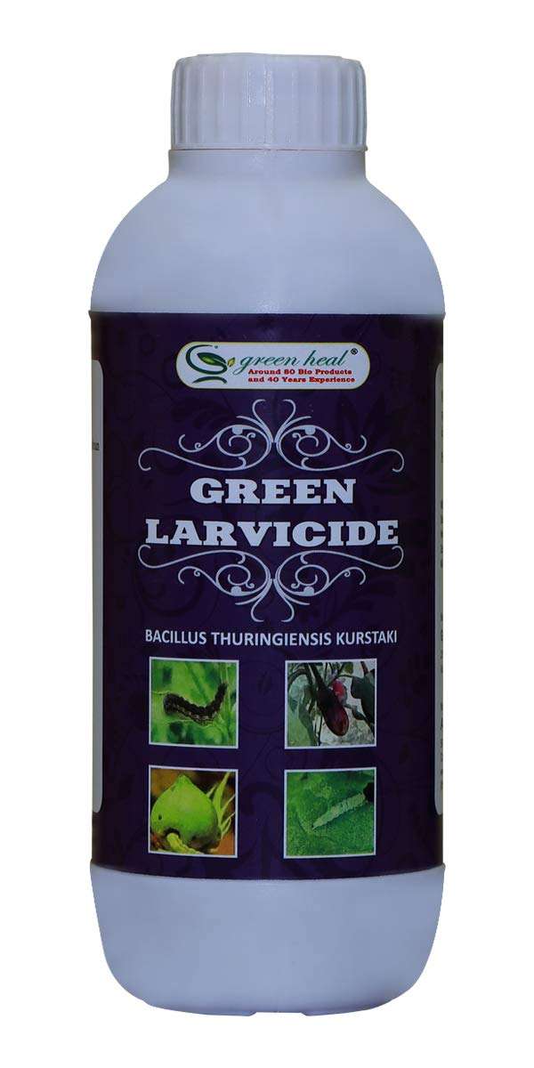 Green Heal - Larvicide - Bacillus Thuringiensis var kurstaki - Liquid Bio Pesticide - 500ml 1