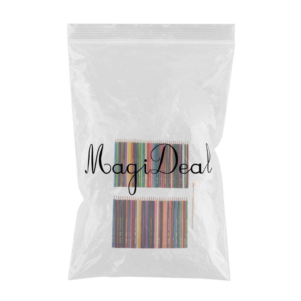 myaddiction Artist Pro Watercolor Pencils Set Full Kit Wet Water Color Pencils Set 72pcs 4