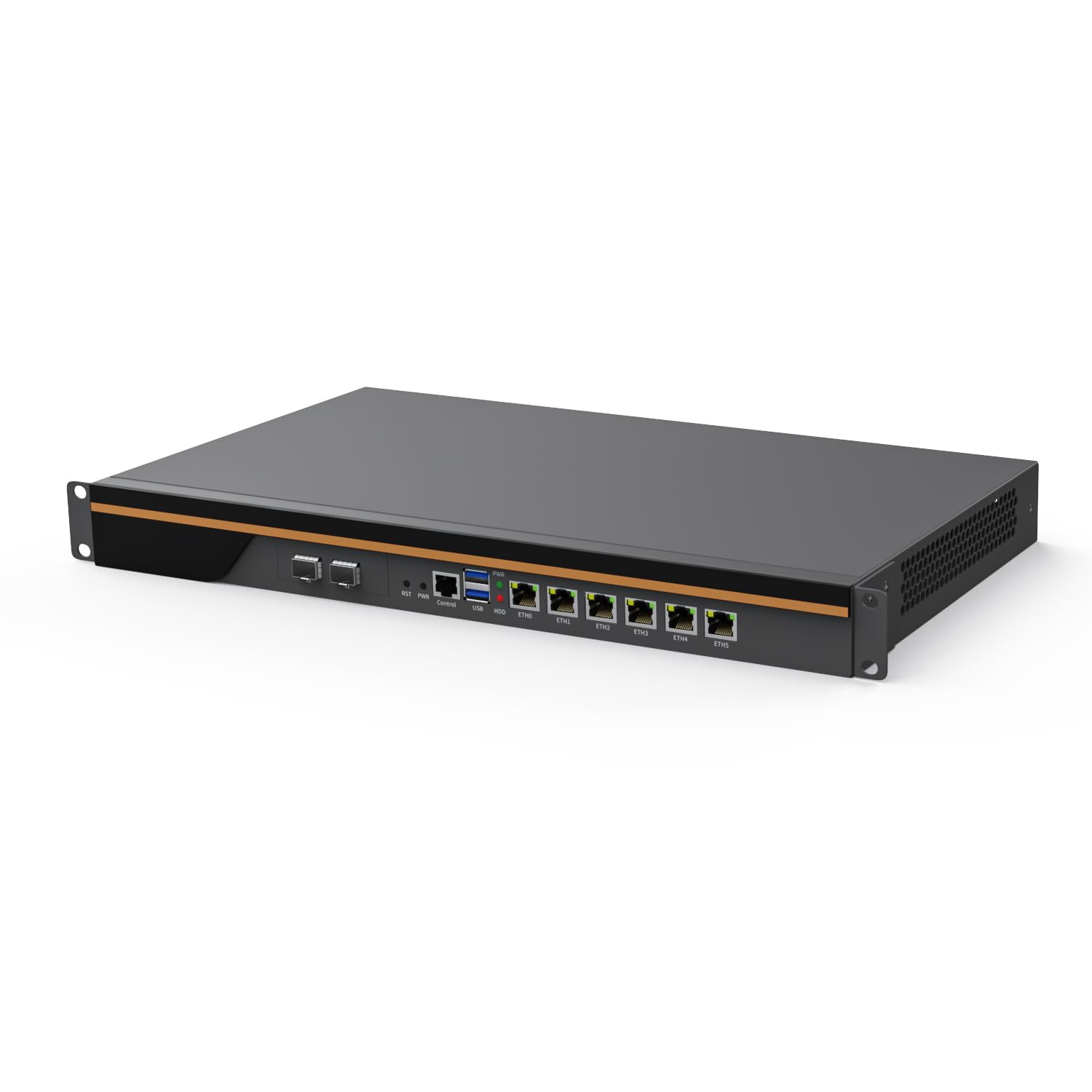 Partaker 1U Rackmount Firewall Hardware, OPNsense, VPN, Network Appliance, I9 12900, S12, AES-NI, 6 x I226-V 2.5Gbe, 2 x 10G SFP, 2 x USB3.0, COM, VGA, 32GB RAM, 1TB SSD 3