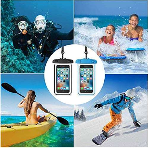 Reinforced Waterproof Case for Smart Phone/Phone Protector, Universal Cell Phone Dry Bag Pouch Outdoor Compatible with iPhone X/Xs/Xr/Xs Max, 8/7/6s Plus, Samsung S10/S9/S8 Plus, S10 e, Up to 6.5" 4