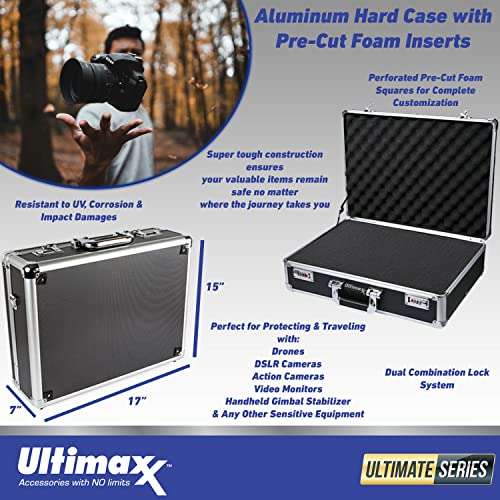 FUJIFILM GFX 50S II Medium Format Mirrorless Camera with 35-70mm Lens Kit + SanDisk 128GB Extreme SDXC, 2x Spare Batteries, Aluminum Hard Case, Filter Kits, 160 LED Video Light &Much More(39pc Bundle) 5