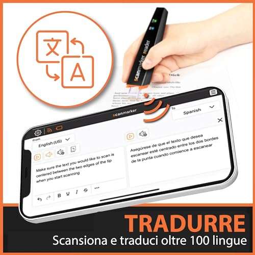 Scanmarker Reader | OCR Reading Pen | Assistive Tool for Dyslexia and Learning Difficulties | Windows, Mac, Chromebook, iOS & Android (Black, Scanmarker Reader) 3