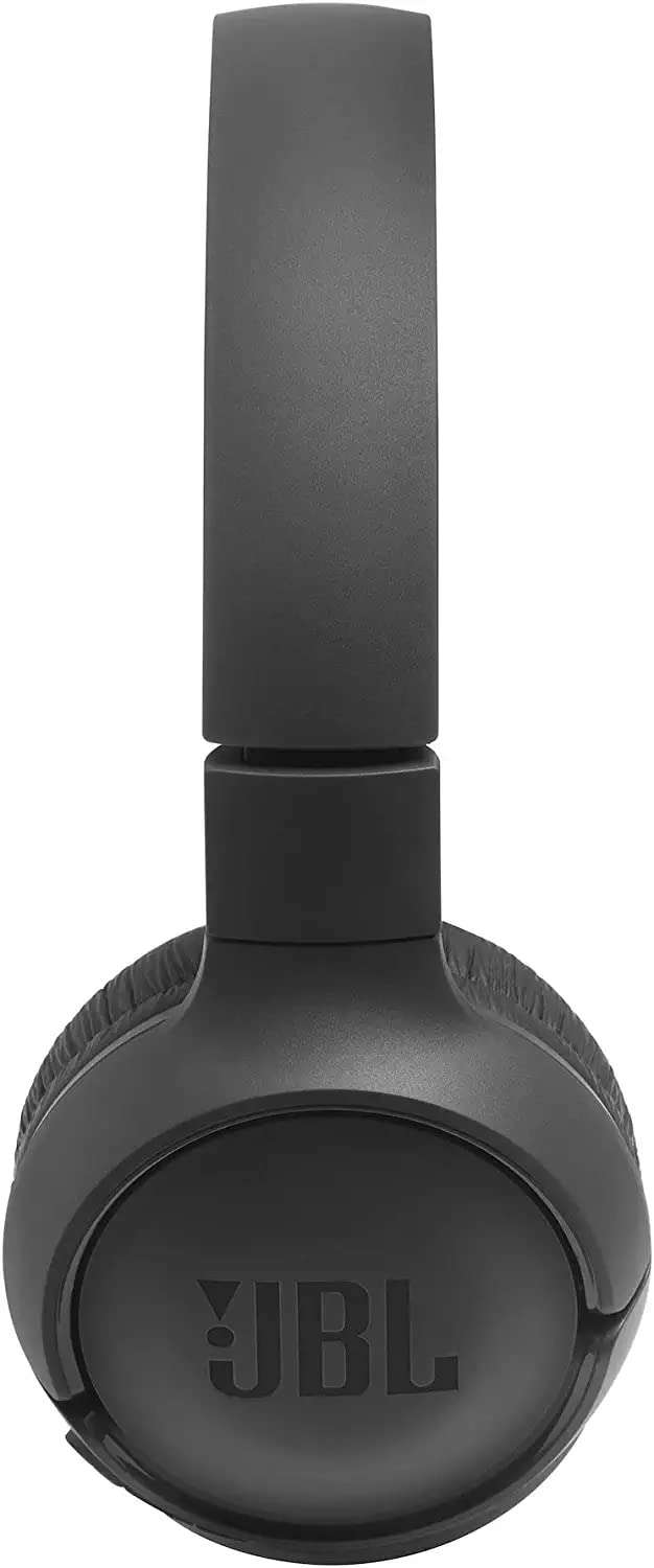 JBL Tune 500BT - On-Ear Wireless Bluetooth Headphones, Includes Bonus Extended 5ft Charging Cable and Velvet Storage Pouch - Black 4