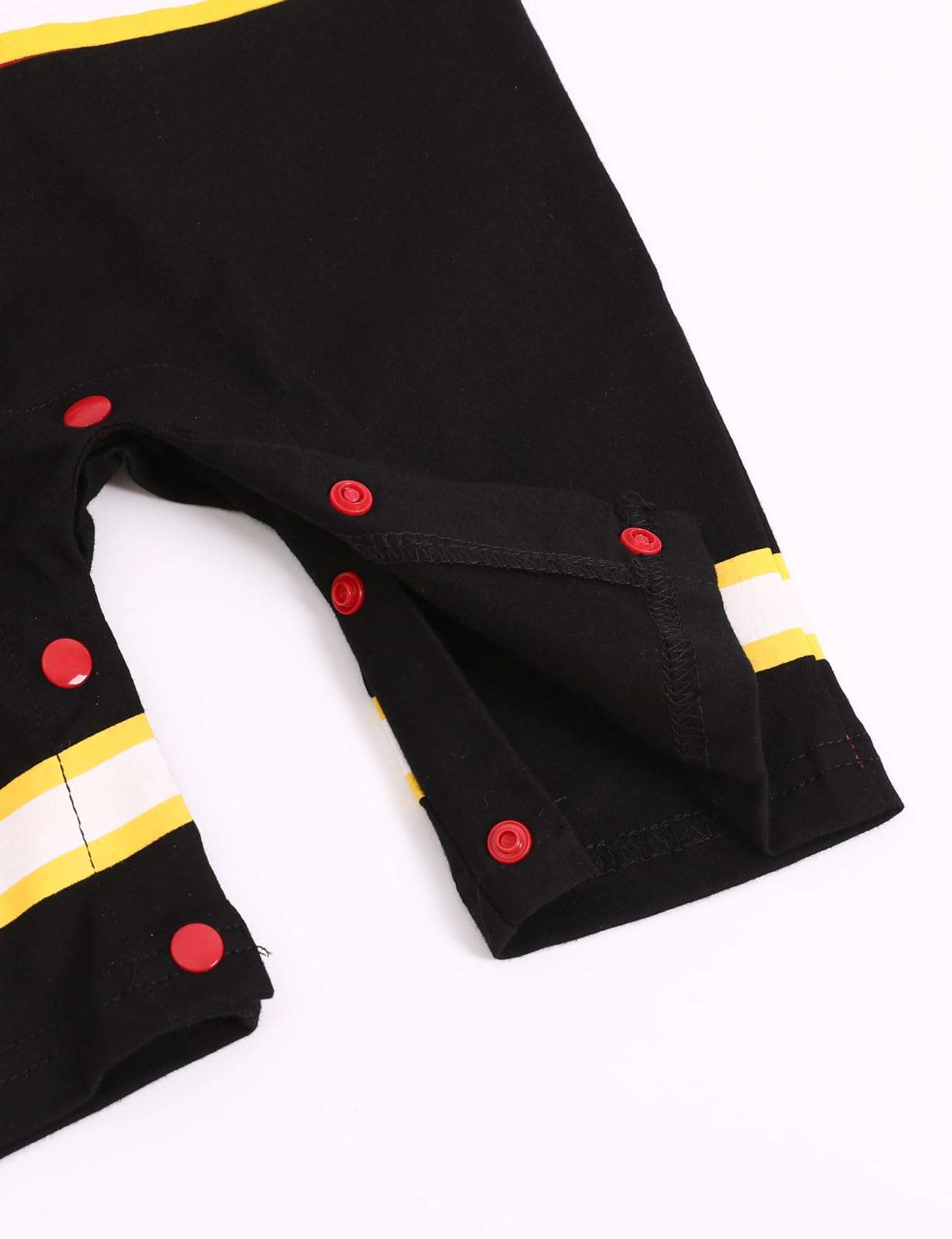 COSLAND Baby Firefighter Costume Infant Boys Halloween Outfit, Red, 0-6 Months 6