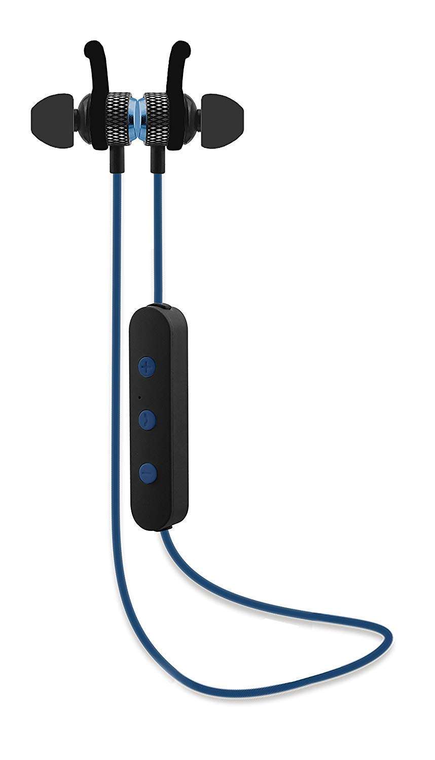 Wayona WY21 Wireless Bluetooth - 4.2 Stereo Sports Earphones for Gym,Running,Workout with Built-in Mic (Behind neck, Blue) 2